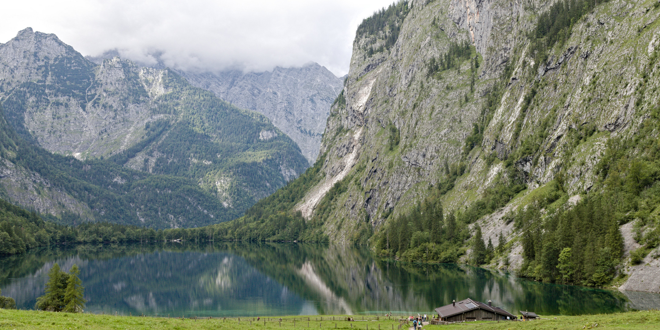 Pause an der Fischunkelalm am Obersee