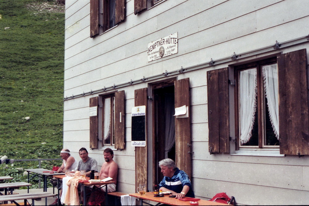 Pause an der Kemptener Hütte