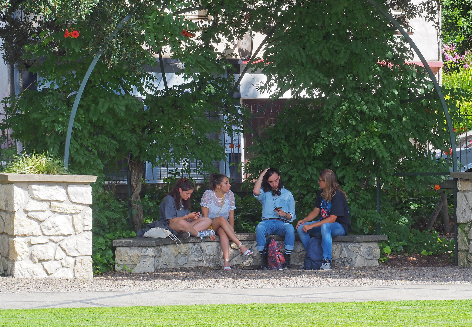 Pause au Jardin Ortholan 