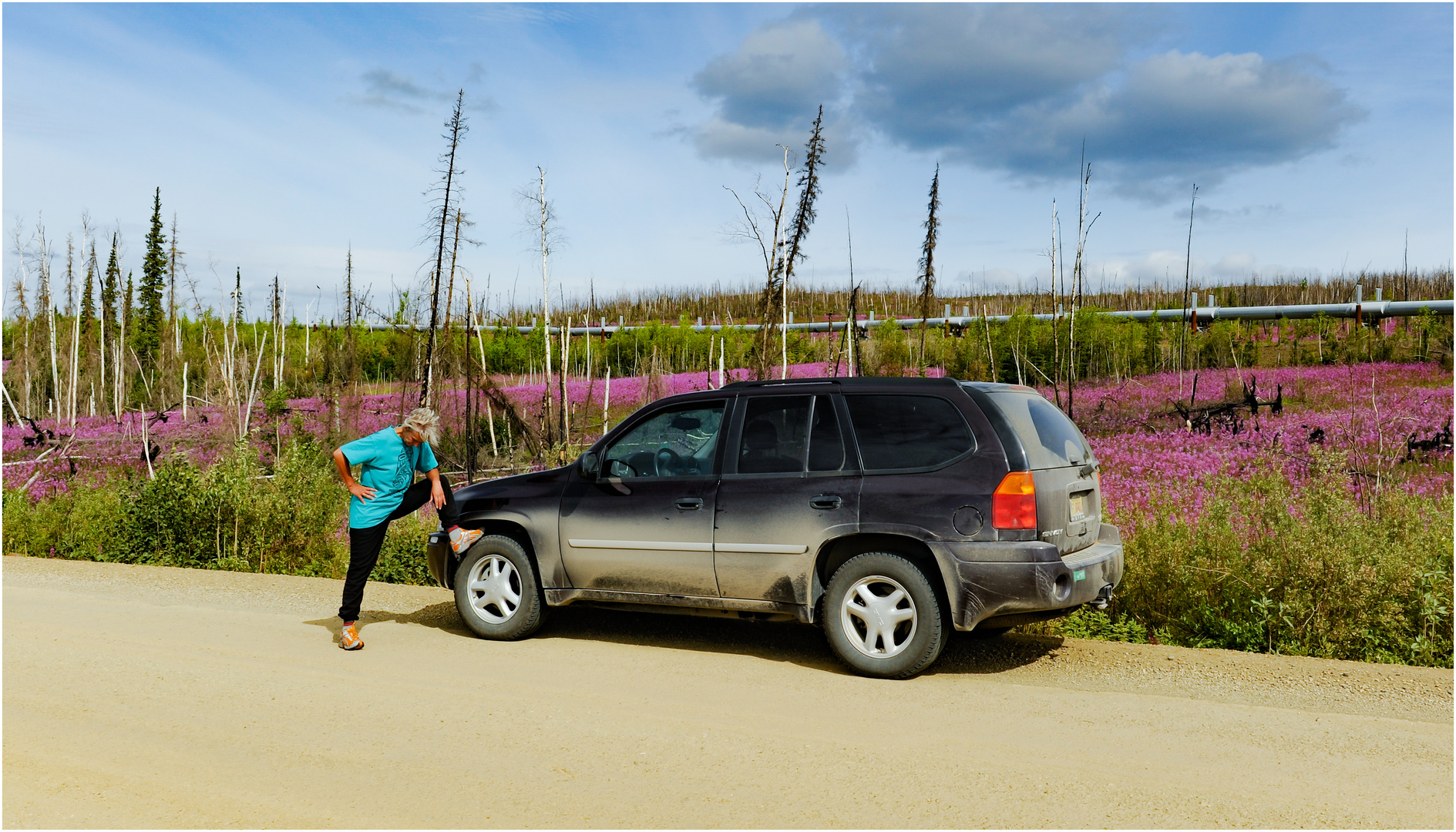 "Pause" - auf dem Dalton Highway, Alaska