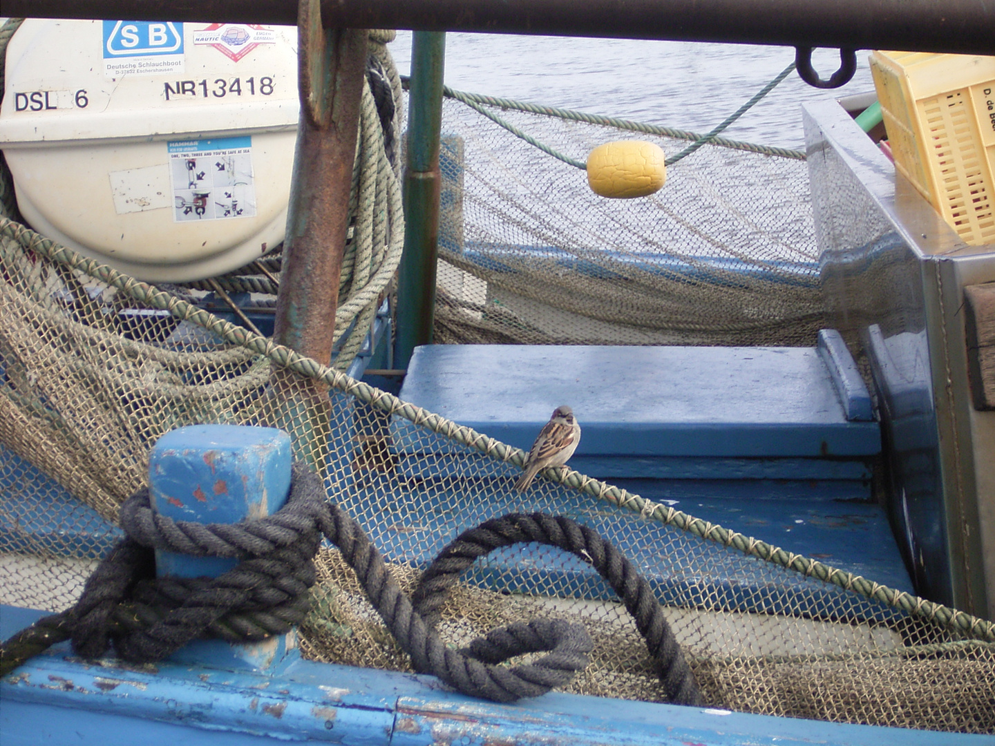 Pause auf dem Fischkutter