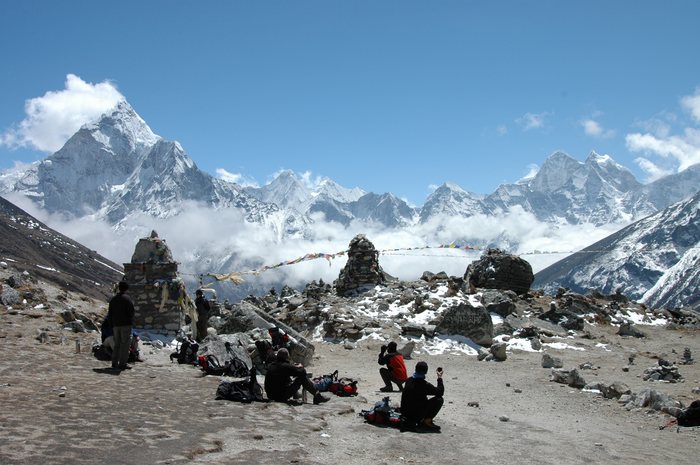 Pause auf dem Koh-La Pass