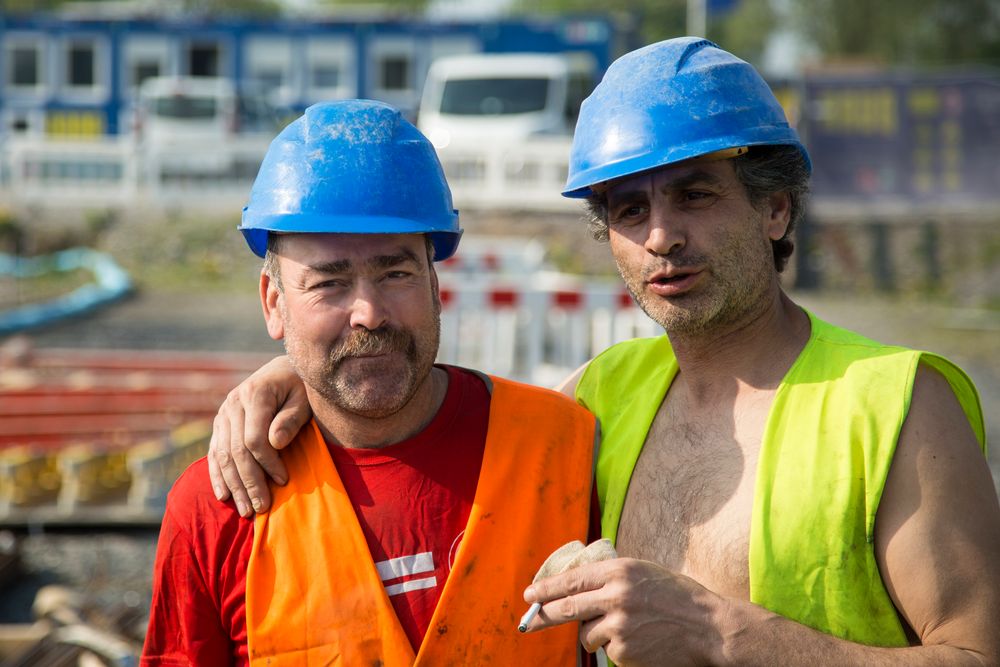 Pause auf dem Pumpwerk Oberhausen