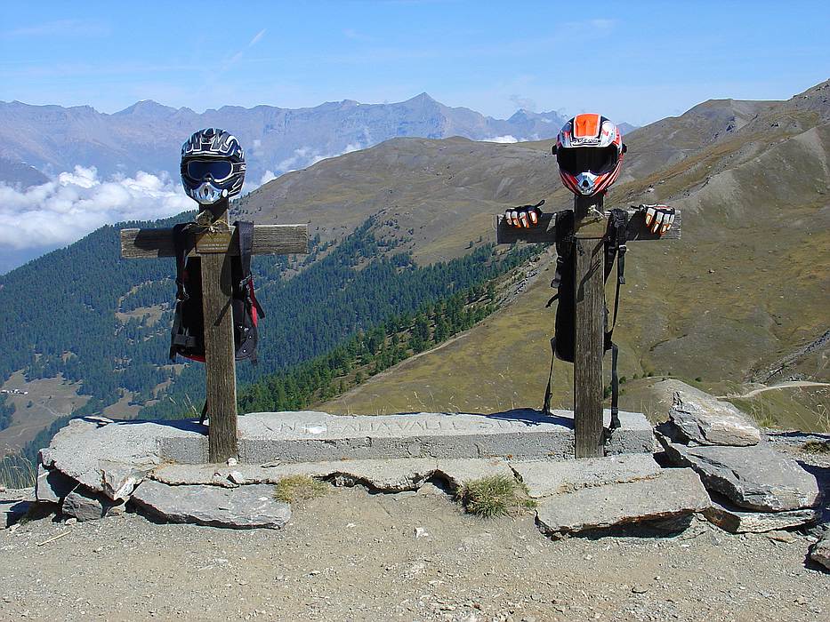 Pause auf der Assietta Kammstraße