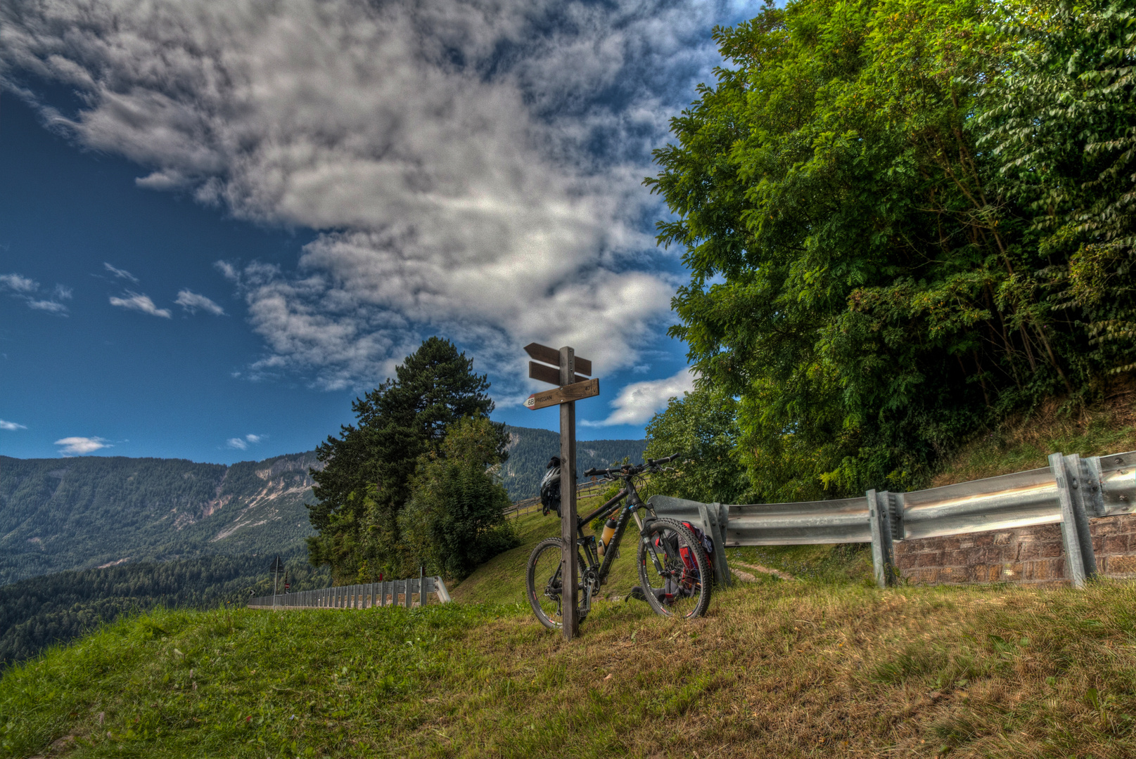 Pause auf der Transalp