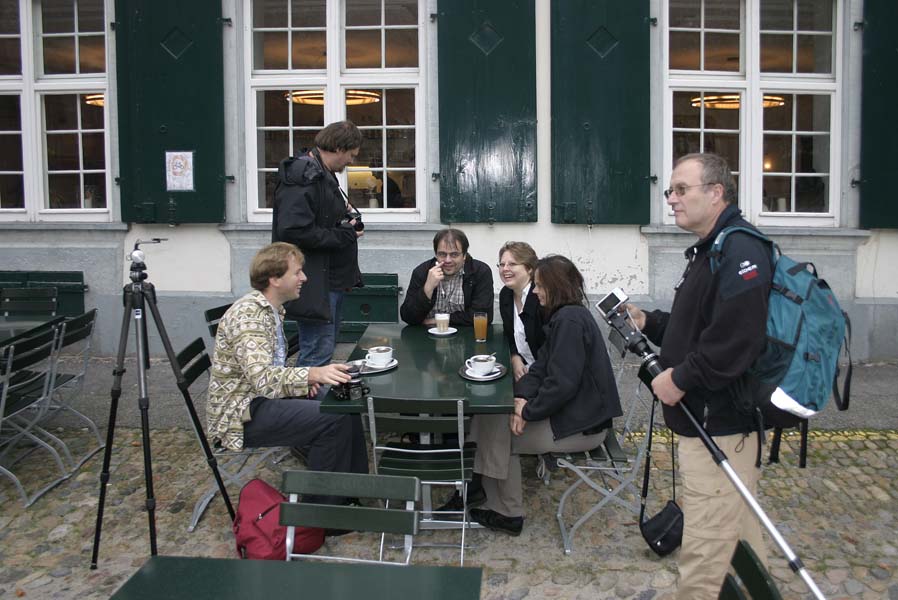 Pause beim Kaffee Isaak am Münsterplatz