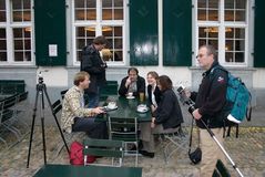 Pause beim Kaffee Isaak am Münsterplatz