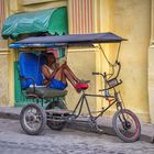 Pause! Bici-Taxi in Havanna!