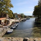 Pause café le long du canal du midi