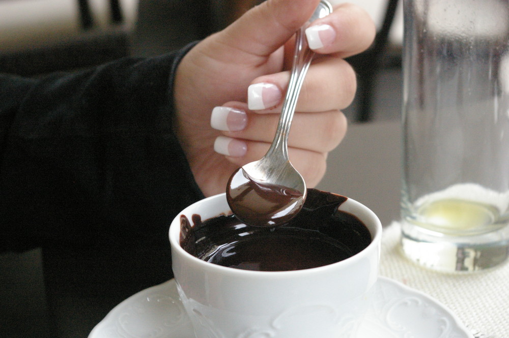 Pause Goudron au chocolat à Turin!