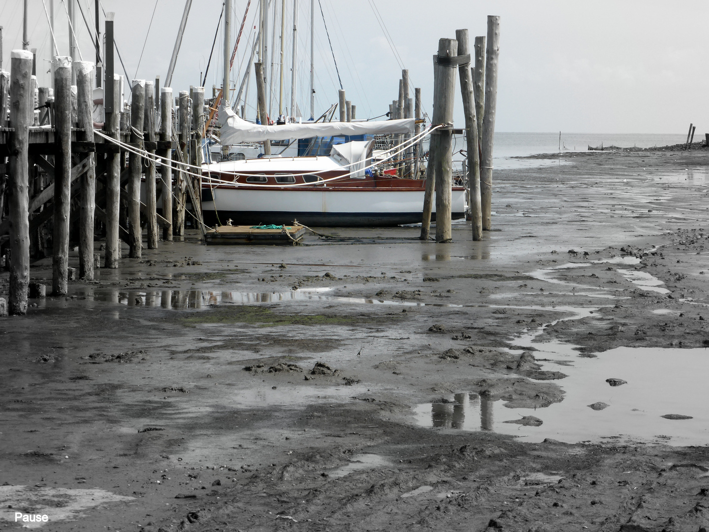 Pause im Hafen von Rantum