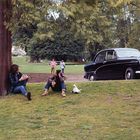 Pause im Stanley Park, Vancouver B.C. 3. Mai ...