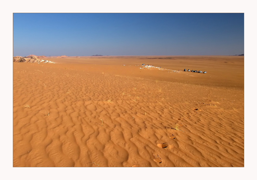 Pause in der Rub al Khali