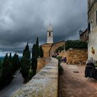 " Pause in Pienza "