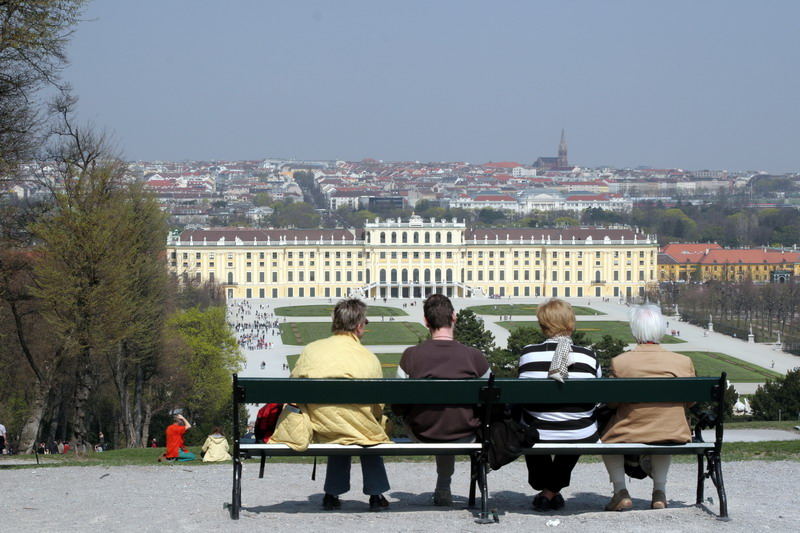 Pause in Schönbrunn