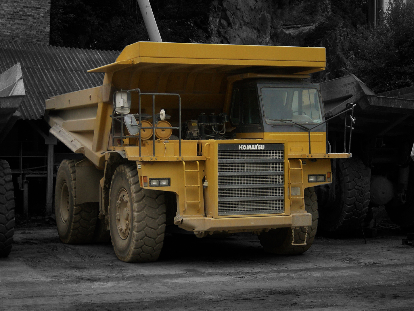 Pause – Komatsu Muldenkipper