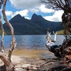 Pause machen am Dove Lake