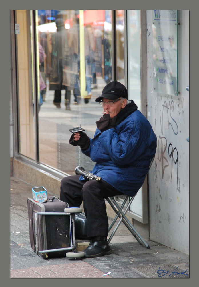 Pause und zurückspulen