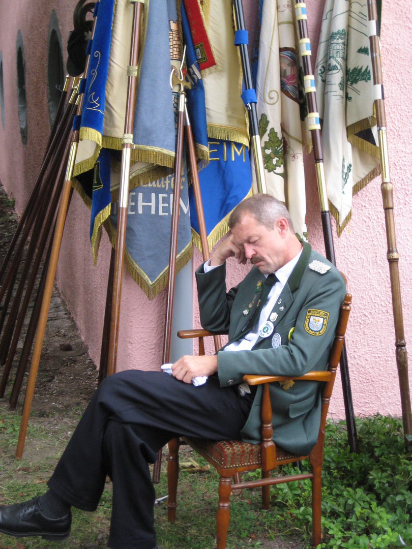 Pause vom Schützenfest