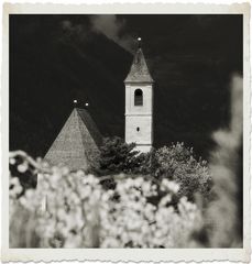 Pausenfoto, hab Husten, Kapelle in Viums Südtirol