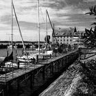 Pausenfoto...Meersburg am Bodensee Hafen