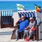 Pausieren im Strandkorb