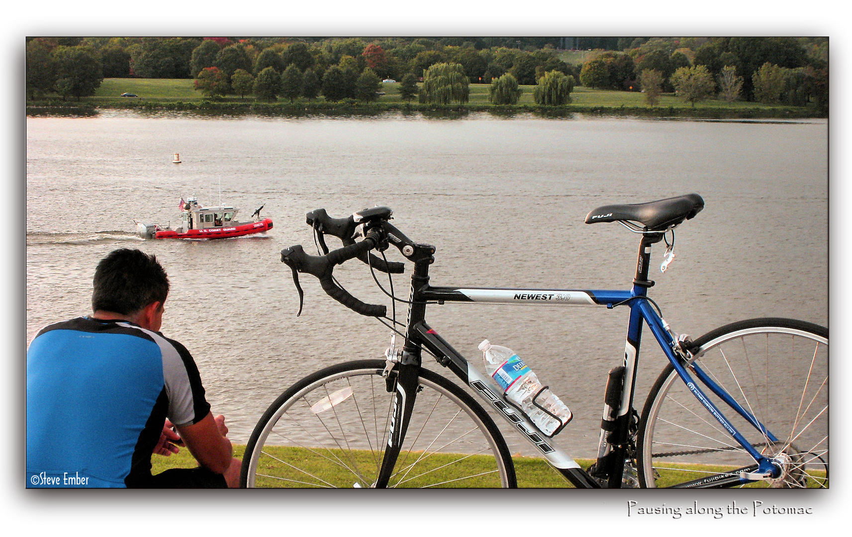 Pausing along the Potomac