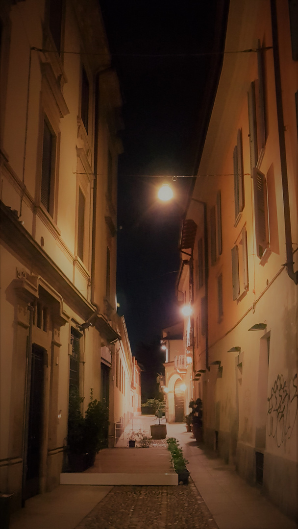 Pavia at night