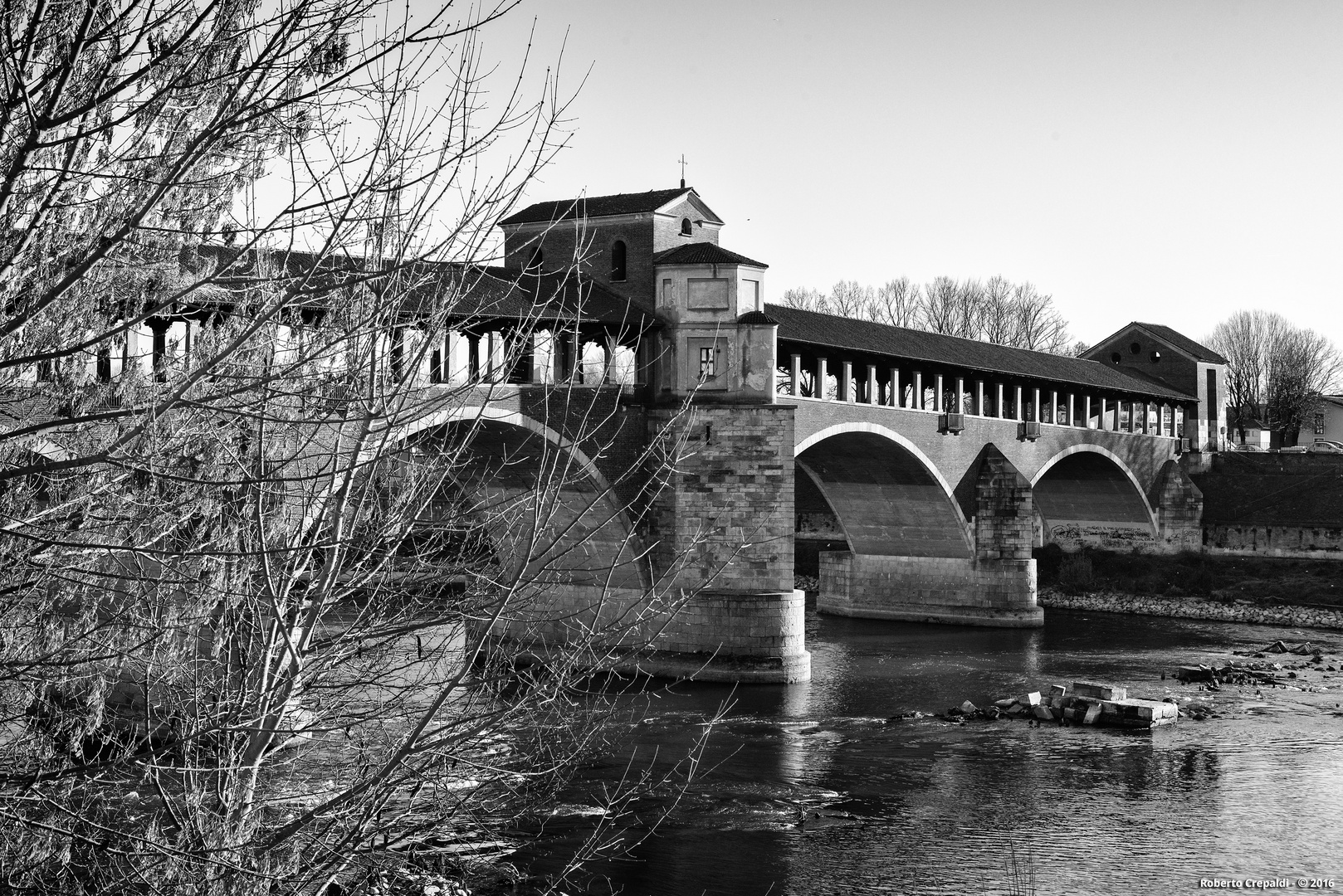 Pavia, il ponte coperto