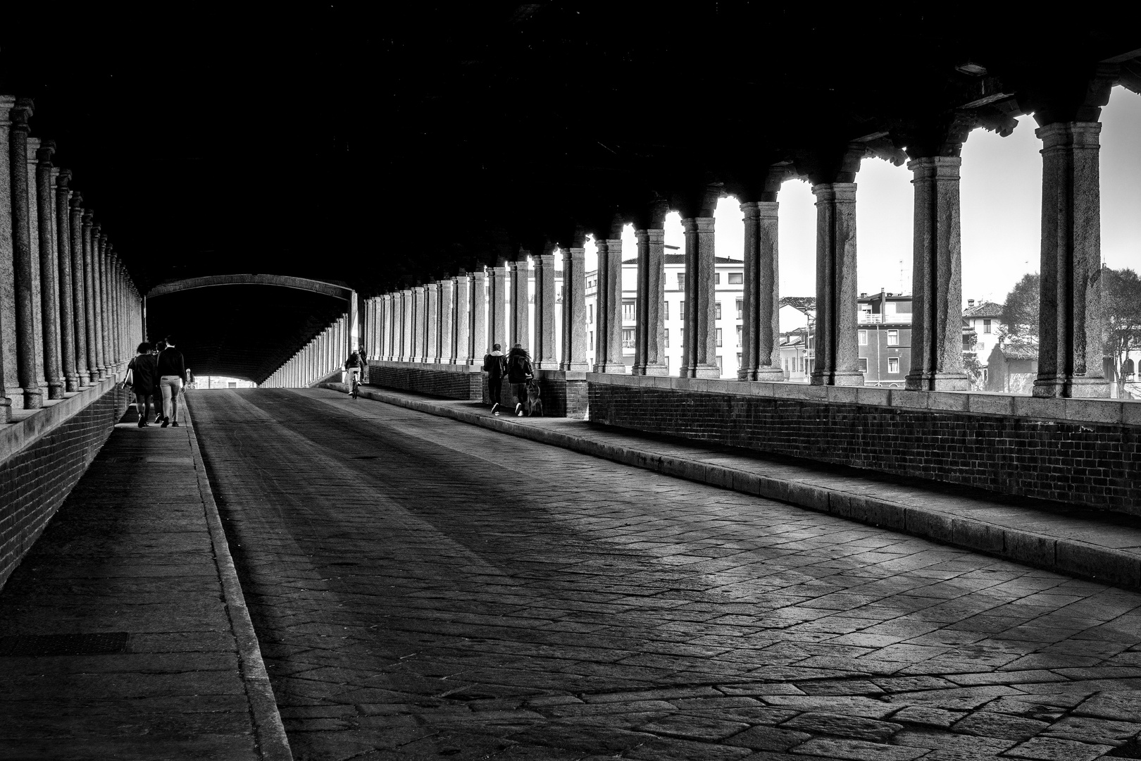 Pavia, il ponte coperto