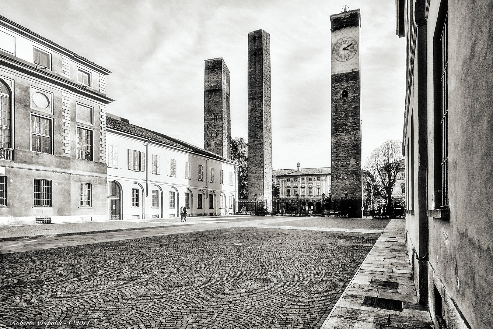 Pavia, Le tre torri