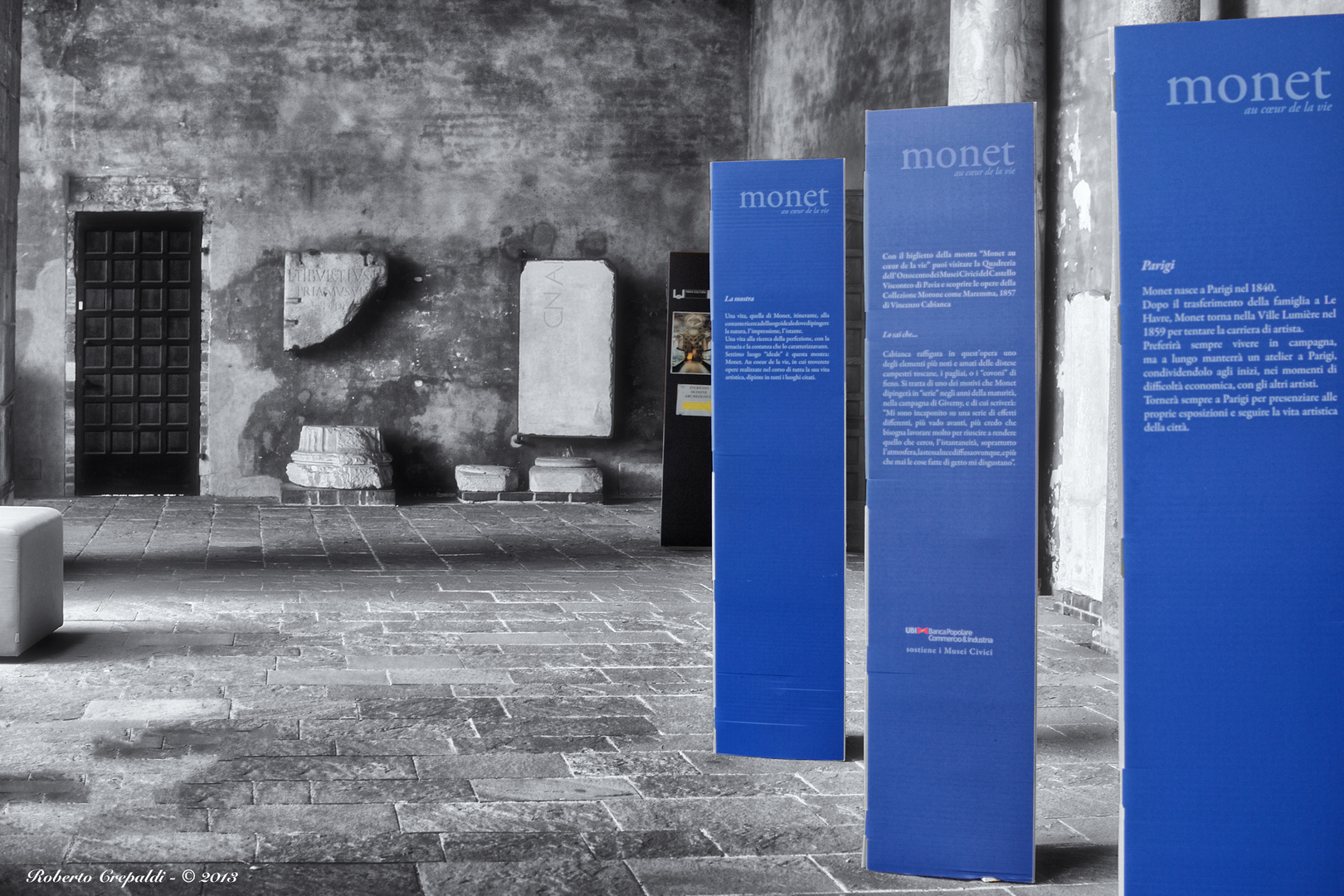 Pavia, mostra di Monet, Castello Visconteo