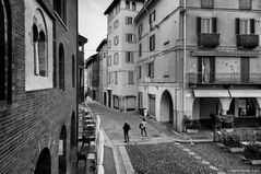 Pavia, Piazza della Vittoria dal Broletto