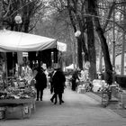 Pavia, viale Giacomo Matteotti, mercatino