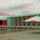 Pavilhão de Portugal Lissabon - Anaglyphen 