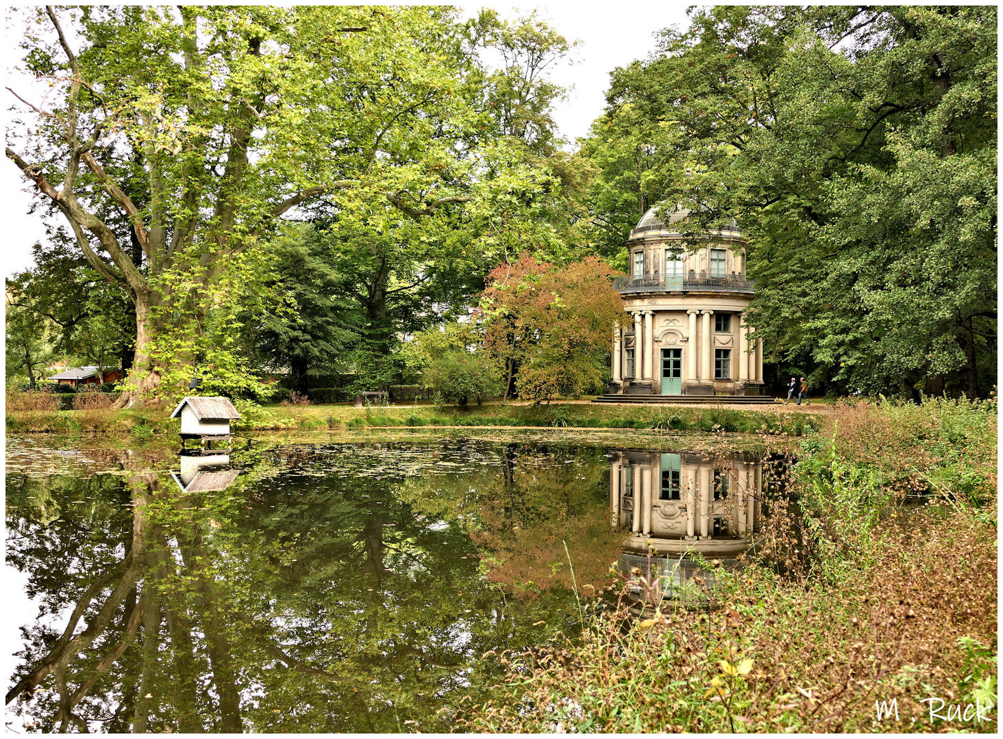 Pavillion am Teich , Foto & Bild landschaft, kulturlandschaften