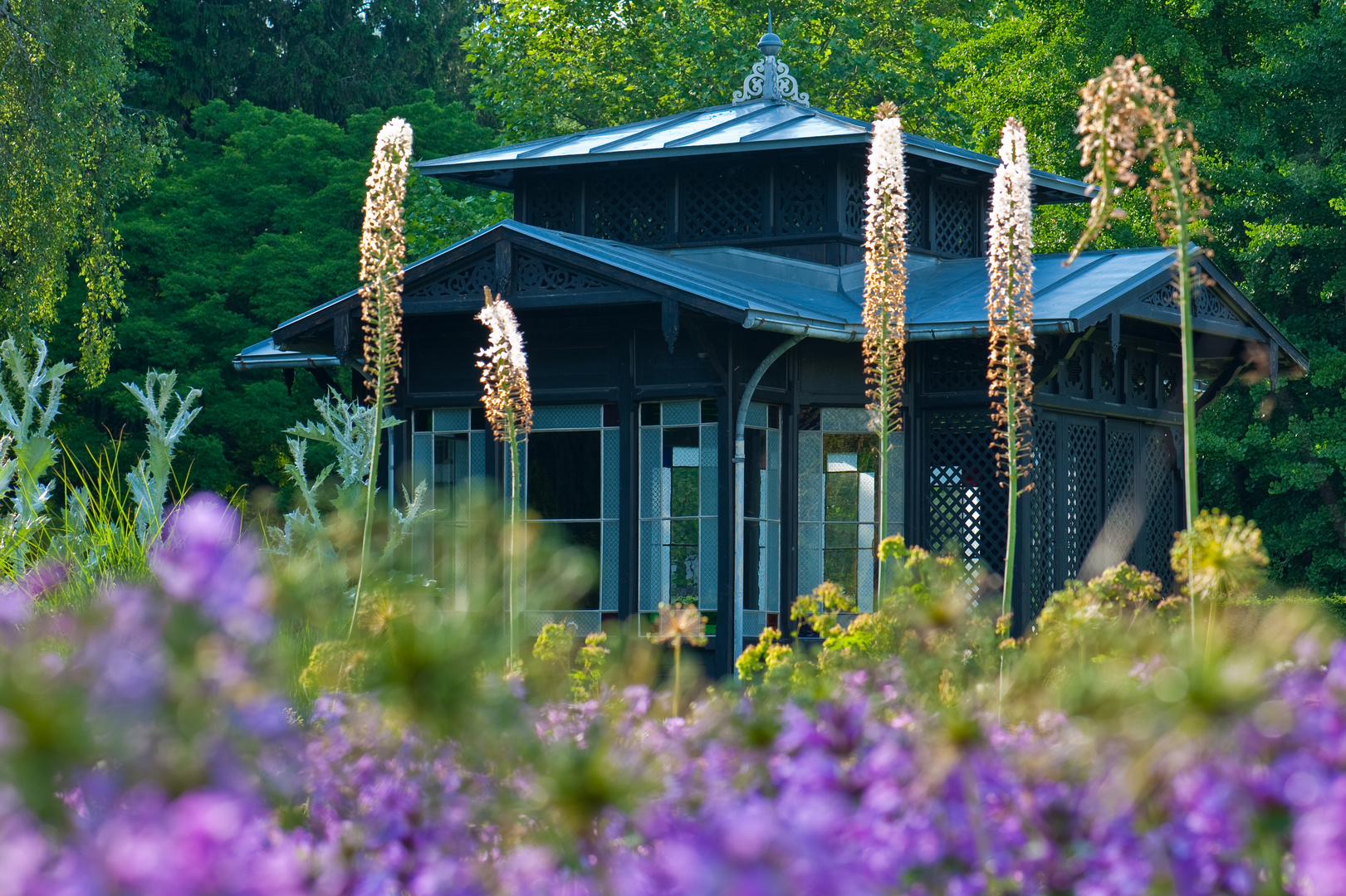 Pavillion im Botanischen Garten Augsburg