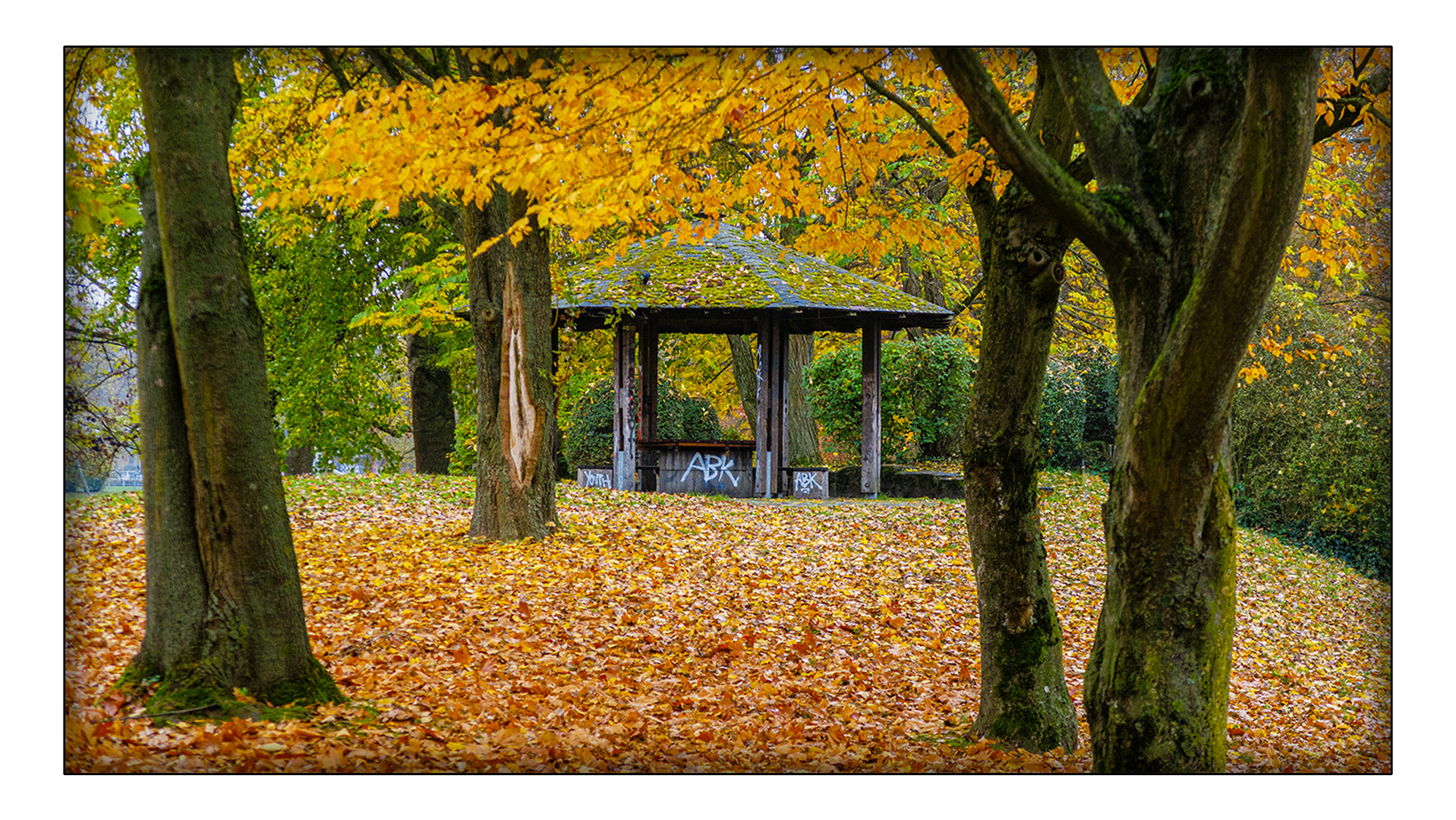 Pavillion im Wertwiesenpark in Heilbronn