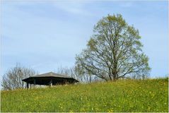 Pavillon für eine Wanderpause