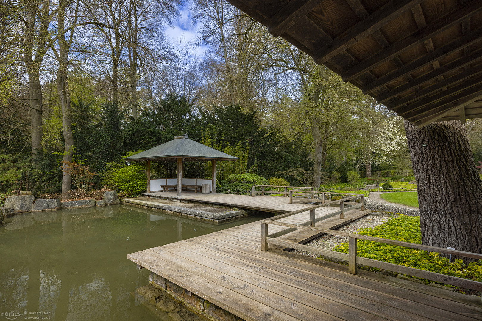 Pavillon im Japangarten