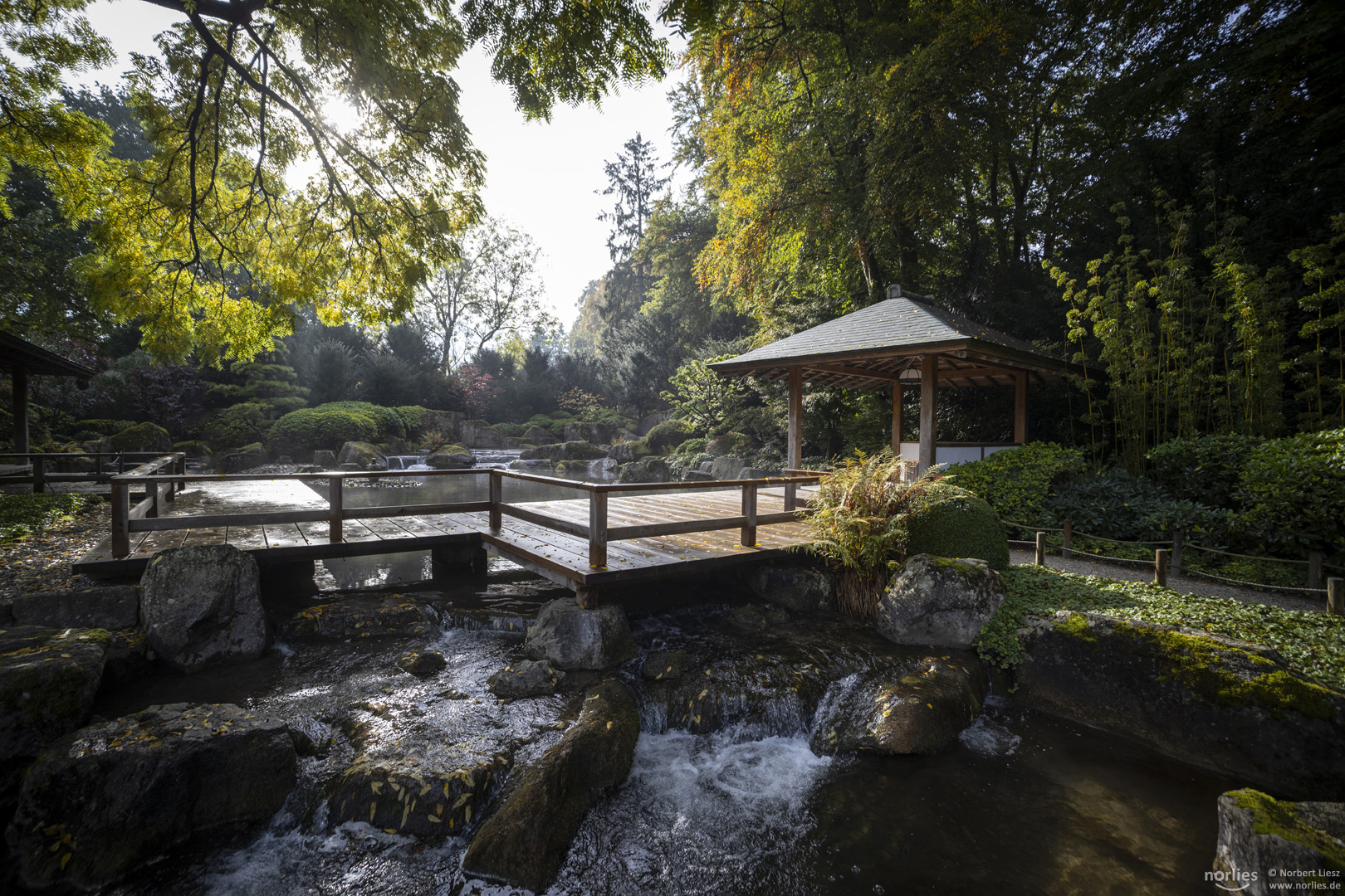 Pavillon im Japangarten