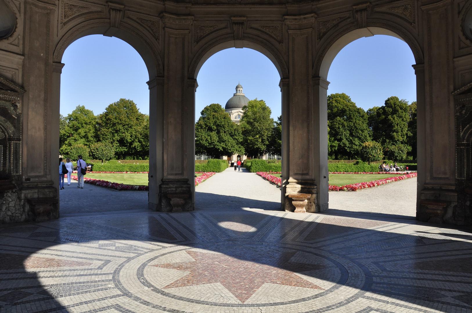 Pavillon im Münchner Hofgarten