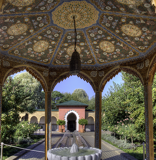 Pavillon im Orientalischen Garten, Gärten der Welt, Berlin-Marzahn