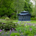 Pavillon im Sommer