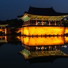 Pavillon im Wolji Teich in Gyeongju, Südkorea