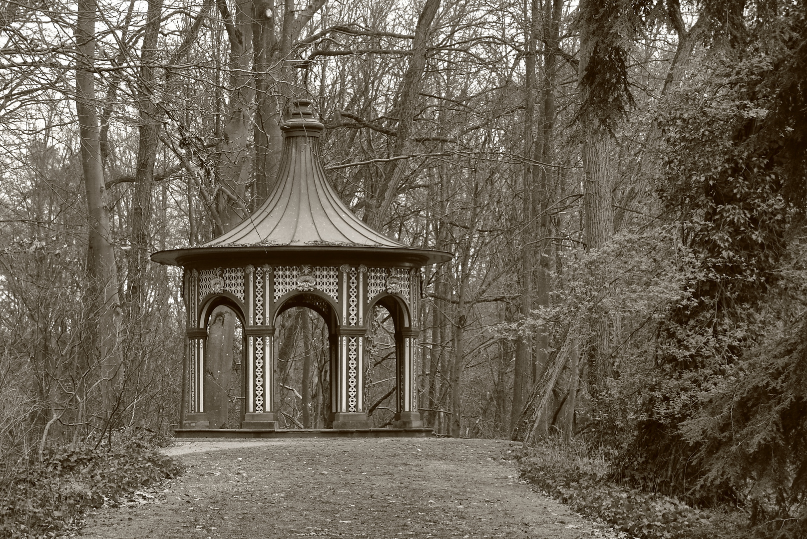  Pavillon in der Eremitage Bayreuth....