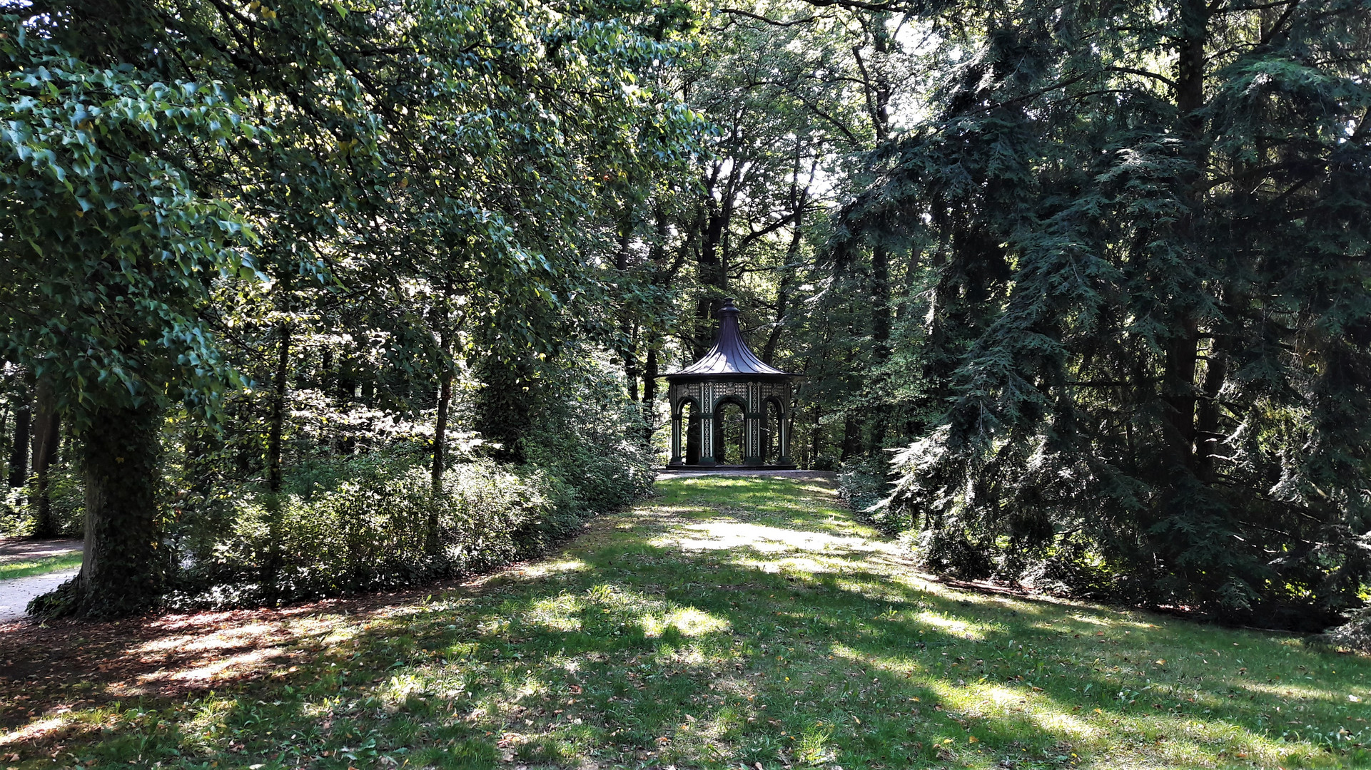 Pavillon in der Eremitage von Bayreuth 11.9.2019