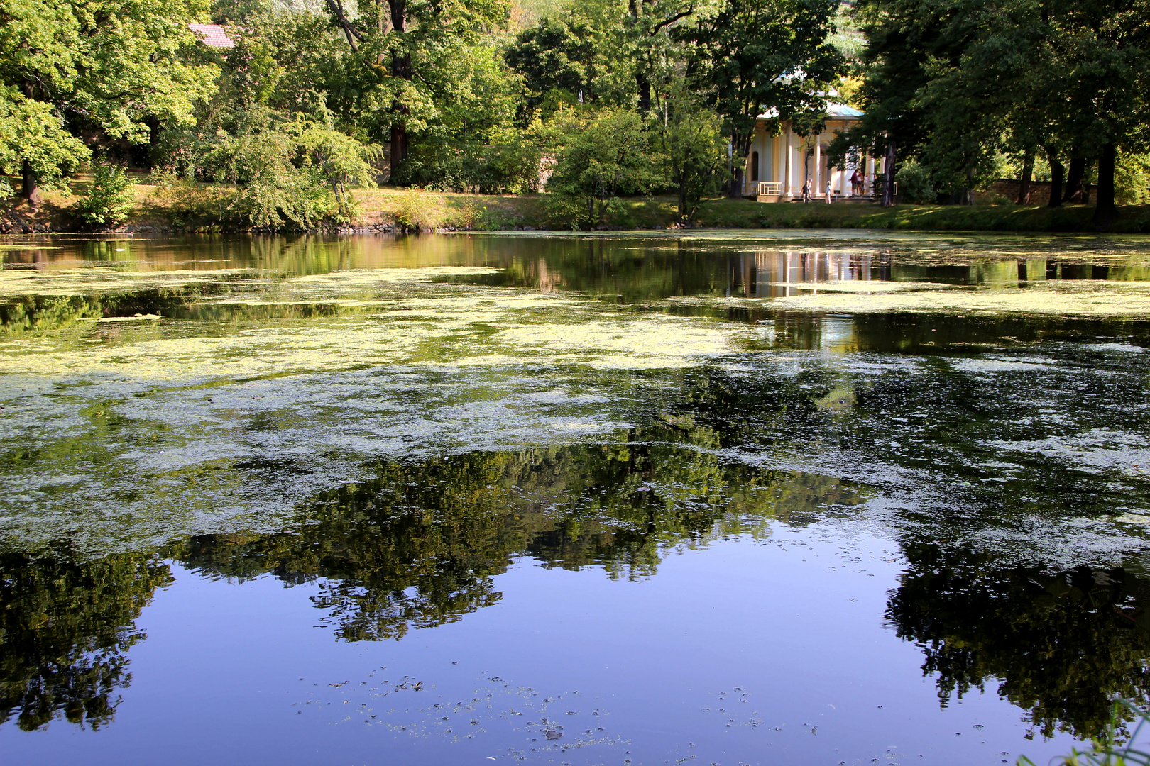 Pavillon zum Spiegeltag