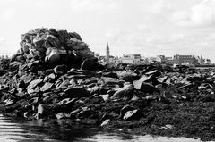 Pays de Léon argentique -1- Roscoff vue de la vedette