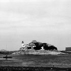 Pays de Léon argentique -2- Baie de Morlaix - Château du taureau - Phare de l'Île Louët